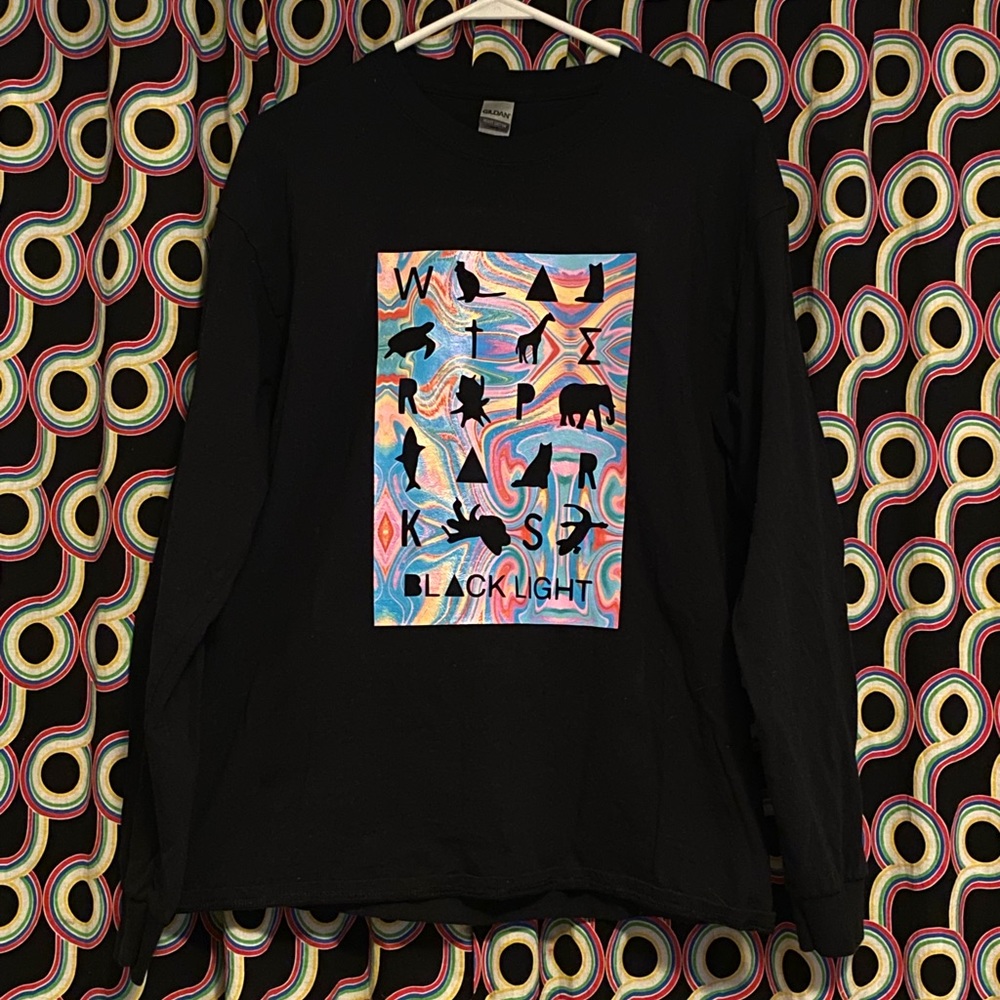 Long Sleeve Waterparks Black Light Shirt